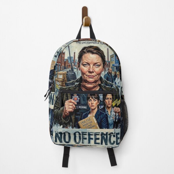Item preview, NO OFFENCE - Manchester Crime Drama - DI Deering Oil Painting Art Print designed and sold by Art's Diner.