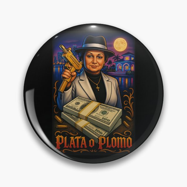 Item preview, Plata O Plomo: La Madrina of Miami designed and sold by DyfunctionalTee.