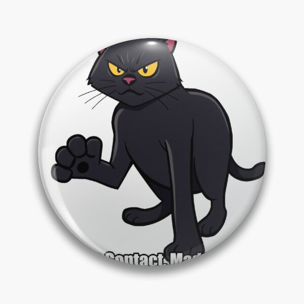 Item preview, Black Cat Sticker - Made Eye Contact Made Choices - Funny Black Cat Gift designed and sold by pawdrops.