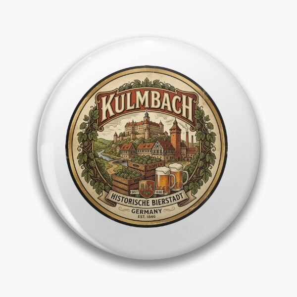 Item preview, Kulmbach Beer Capital Travel Sticker designed and sold by Imaginarium of Chaos falcon88 .