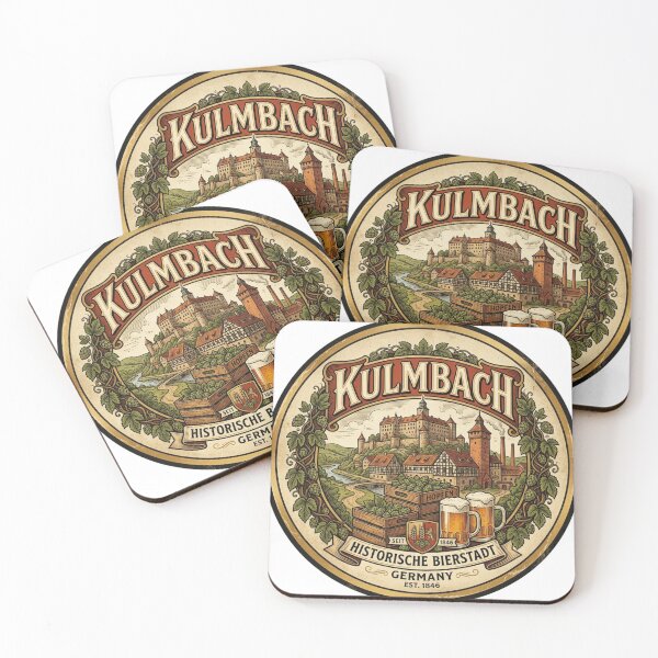 Item preview, Kulmbach Beer Capital Travel Sticker designed and sold by Imaginarium of Chaos falcon88 .