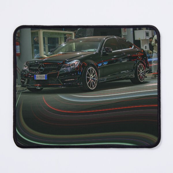 Item preview, Mercedes-Benz C63 AMG Coupe Pixel Stretch style - German Performance Car Art designed and sold by enzoade.