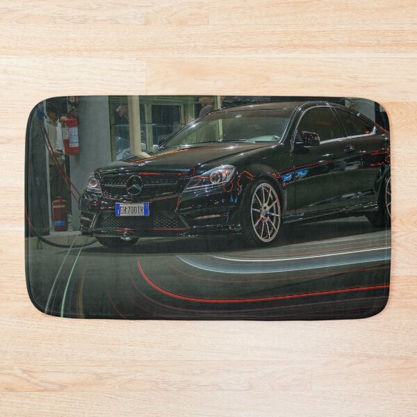 Item preview, Mercedes-Benz C63 AMG Coupe Pixel Stretch style - German Performance Car Art designed and sold by enzoade.