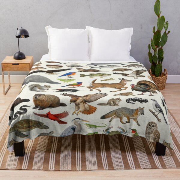 Item preview, Animals of South Carolina Retro Style Identification Chart designed and sold by kakarikihill.