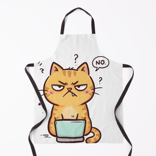 Item preview, Grumpy Cat Saying No Laptop Funny Confused designed and sold by Krzepcia.