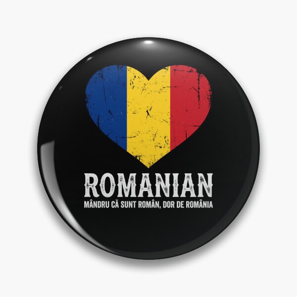 Item preview, Romanian Flag Heart Proud To Be Romanian Patriot Romania Expat designed and sold by Antdoodle.