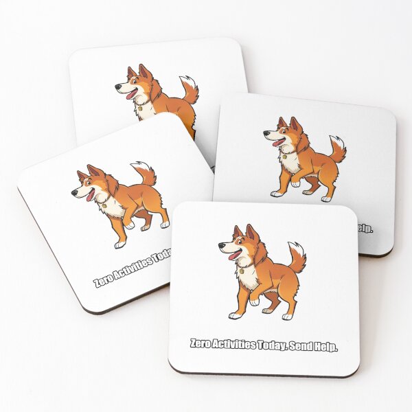 Item preview, Australian Shepherd Sticker - Zero Activities Today Send Help designed and sold by pawdrops.