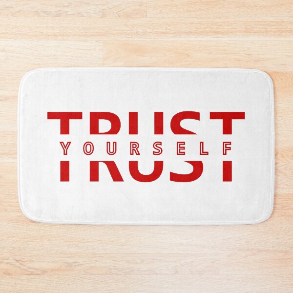 Item preview, Trust Yourself Sliced Red Typography Streetwear designed and sold by Longsilp.