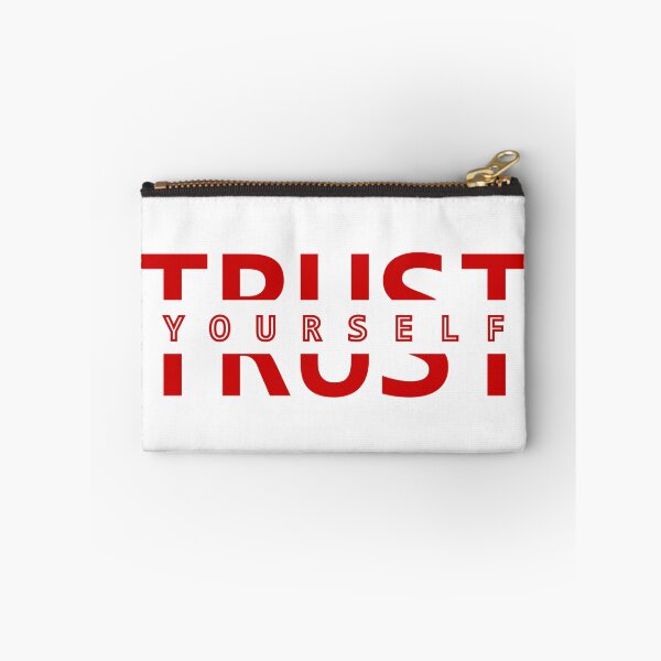 Item preview, Trust Yourself Sliced Red Typography Streetwear designed and sold by Longsilp.
