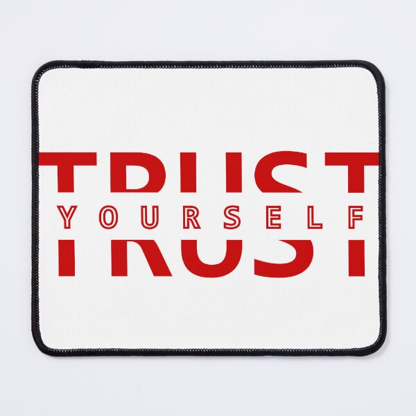Item preview, Trust Yourself Sliced Red Typography Streetwear designed and sold by Longsilp.