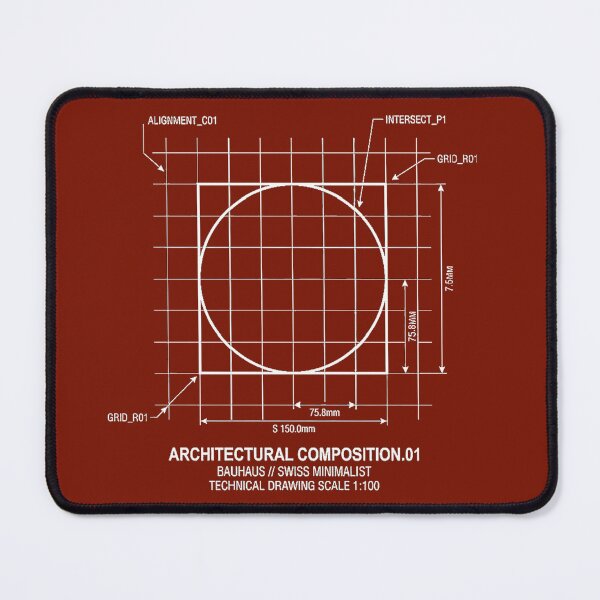 Item preview, Minimalist Architect Blueprint Shirt - Technical Drawing Aesthetic Sweatshirt - Bauhaus Intellectual Humor Poster - Perfectly Aligned Creative Burnout Tote Bag designed and sold by EIPTOW.