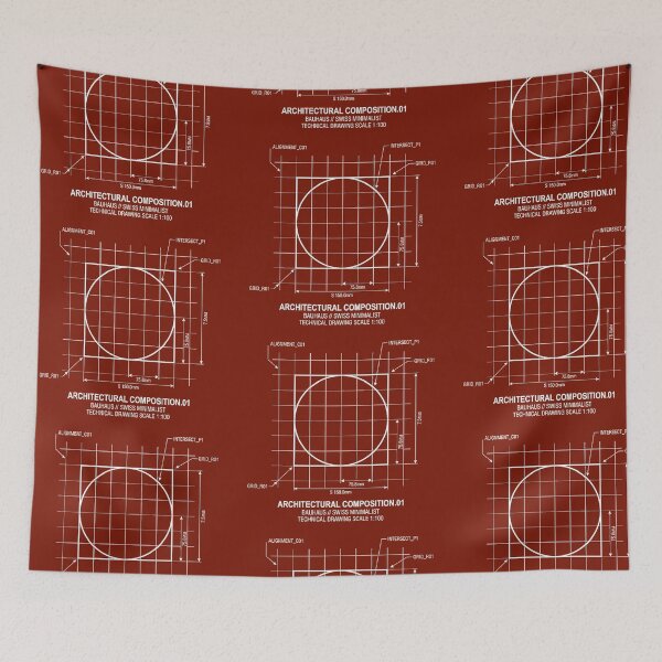 Item preview, Minimalist Architect Blueprint Shirt - Technical Drawing Aesthetic Sweatshirt - Bauhaus Intellectual Humor Poster - Perfectly Aligned Creative Burnout Tote Bag designed and sold by EIPTOW.
