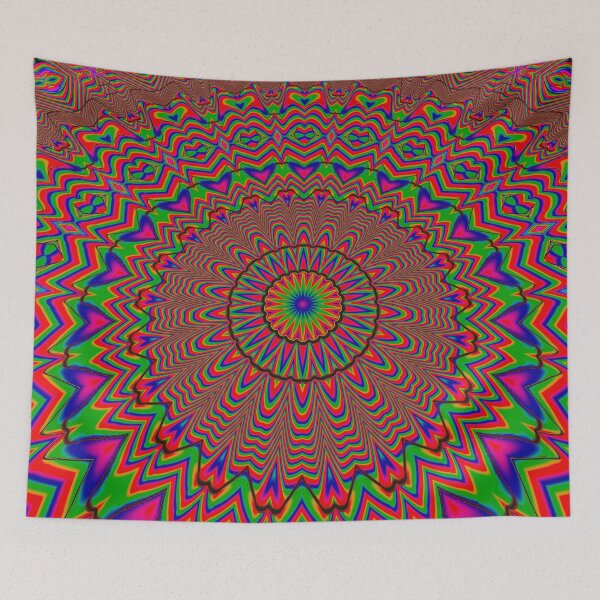 Item preview, Rainbow Mandala designed and sold by PsychyCreations.