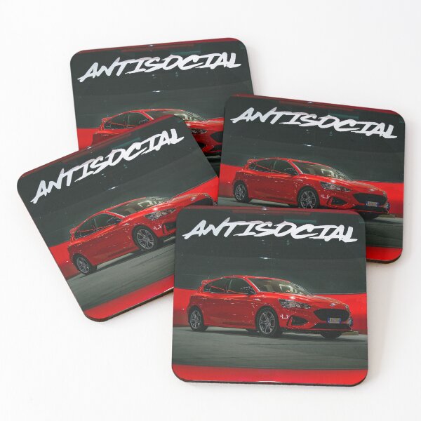 Item preview, Ford Focus ST - Red Hot Hatch Automotive Collage - Art designed and sold by enzoade.