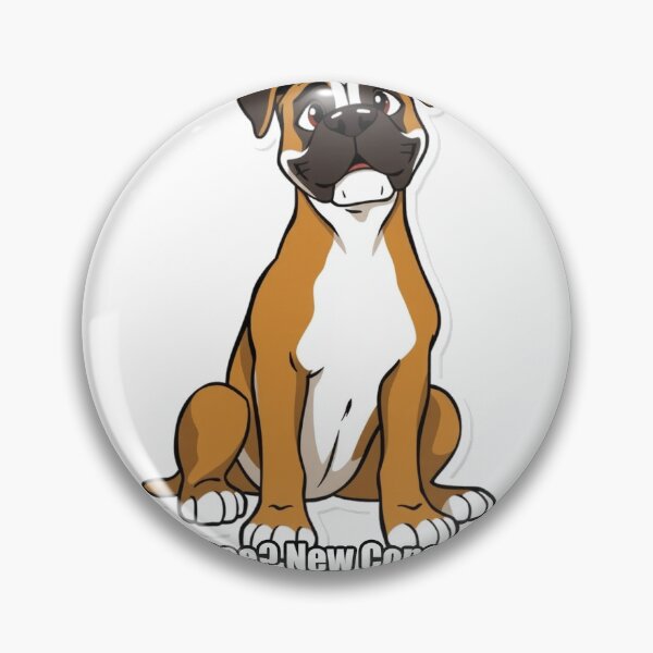 Item preview, Boxer Dog Sticker - Personal Space New Concept Declined - Funny Boxer Gift designed and sold by pawdrops.