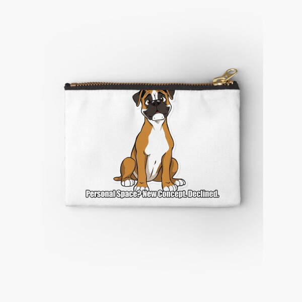 Item preview, Boxer Dog Sticker - Personal Space New Concept Declined - Funny Boxer Gift designed and sold by pawdrops.