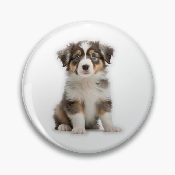 Item preview, Adorable Australian Shepherd Puppy - Heart Stealing Cutie designed and sold by newnomads-art.