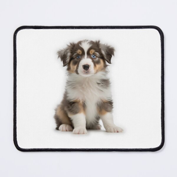 Item preview, Adorable Australian Shepherd Puppy - Heart Stealing Cutie designed and sold by newnomads-art.