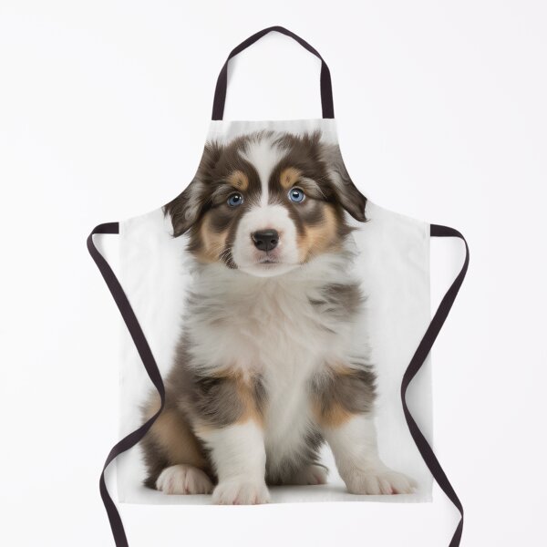 Item preview, Adorable Australian Shepherd Puppy - Heart Stealing Cutie designed and sold by newnomads-art.