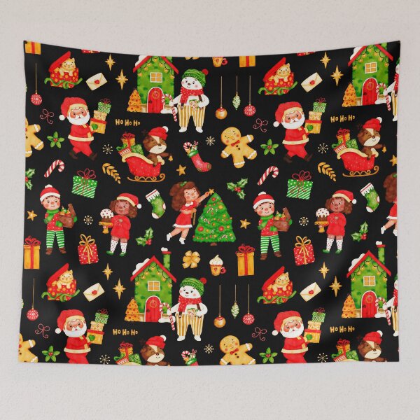 Item preview, Santa Claus, Christmas Houses, And Holiday Dolls Pattern  designed and sold by DEC02.