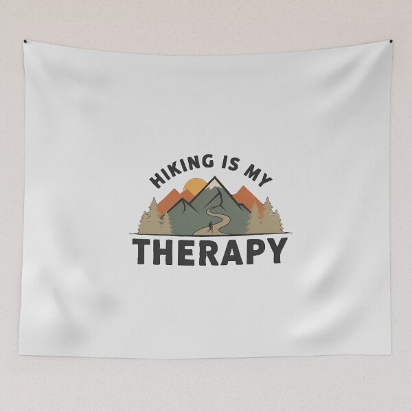 Item preview,  Hiking Is My Therapy designed and sold by SHop25souka.