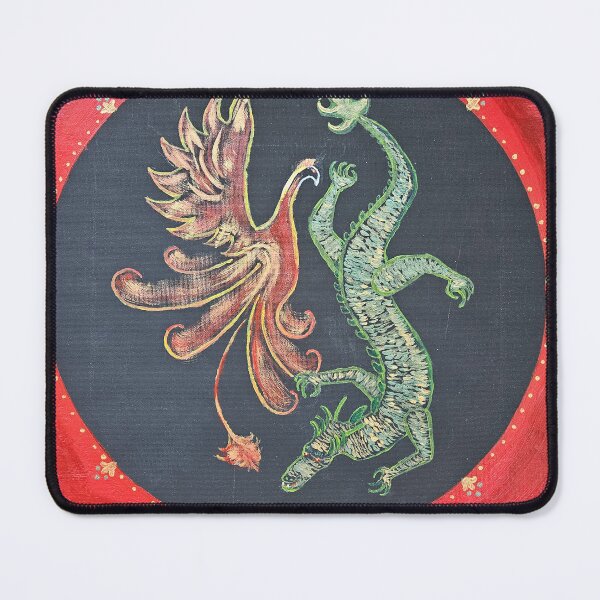 Item preview, Dragon and Phoenix designed and sold by ArtByGabriele1.