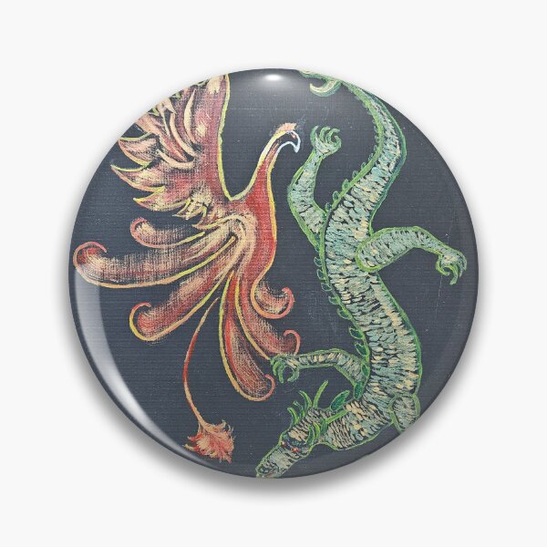 Item preview, Dragon and Phoenix designed and sold by ArtByGabriele1.