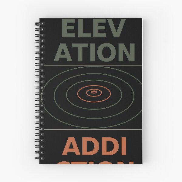 Item preview, Elevation Addiction Trail Running Topographic Print designed and sold by Lizavelle.