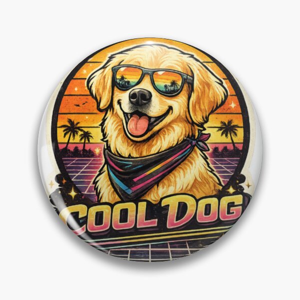 Item preview, Cool Dog Retro Sunset Vintage Dog Lover Shirt designed and sold by Bismillah-Najah.
