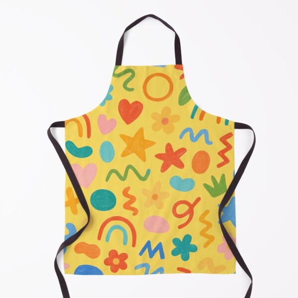 Item preview, Cute Colorful Yellow Doodle Pattern designed and sold by Violet-Forge.