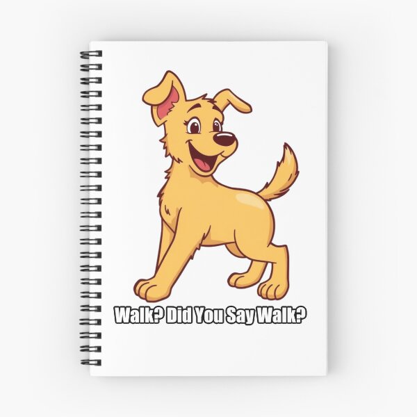 Item preview, Golden Retriever Sticker - Walk Did You Say Walk - Funny Golden Gift designed and sold by pawdrops.