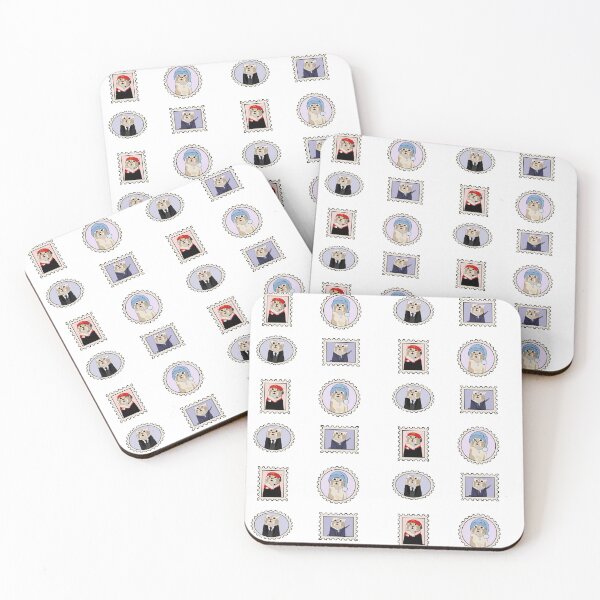 Item preview, Drooling cat stamps designed and sold by Yuri-Chan-Art.