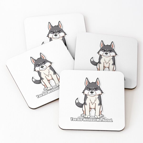 Item preview, Husky Sticker - You Ate Without Me Noted - Funny Husky Gift designed and sold by pawdrops.