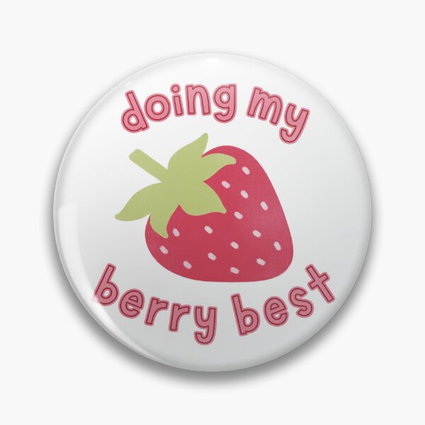 Item preview, Doing My Berry Best Cute Funny Red Strawberry designed and sold by winterpumpkin.