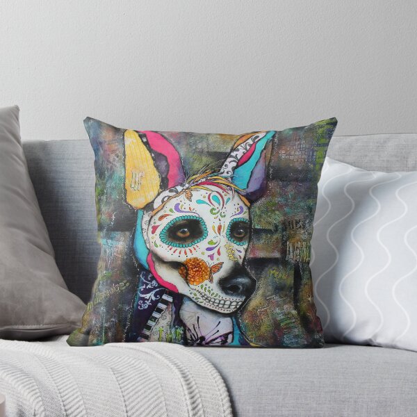 Item preview, Xolo Mexican Hairless Dog Día de los Muertos designed and sold by Patricia Lintner.