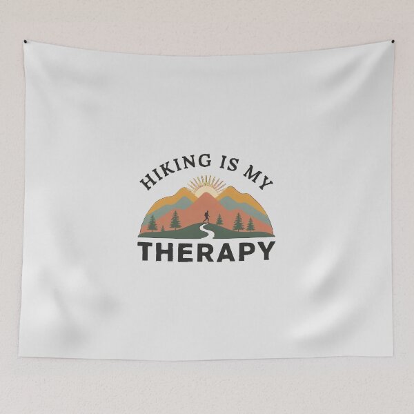 Item preview,  Hiking Is My Therapy designed and sold by SHop25souka.