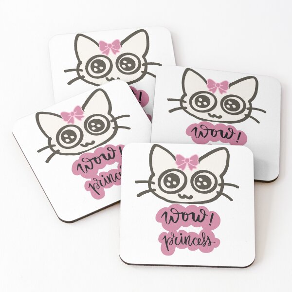 Item preview, Pink Kitty – Wow Princess Kawaii Cat !! very Cute girl kid gift designed and sold by Art IN Pack.