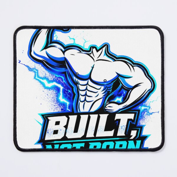 Item preview, Built Not Born Bodybuilding Gym Motivation designed and sold by Digistore1221.