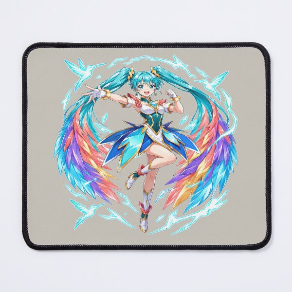 Item preview, Thunder Hummingbird Herald Sky Precure Inspired Anime Heroine designed and sold by POD DYNASTY | Original Print On Demand T-Shirt Graphics.