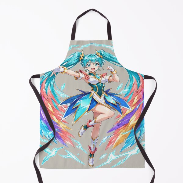 Item preview, Thunder Hummingbird Herald Sky Precure Inspired Anime Heroine designed and sold by POD DYNASTY | Original Print On Demand T-Shirt Graphics.
