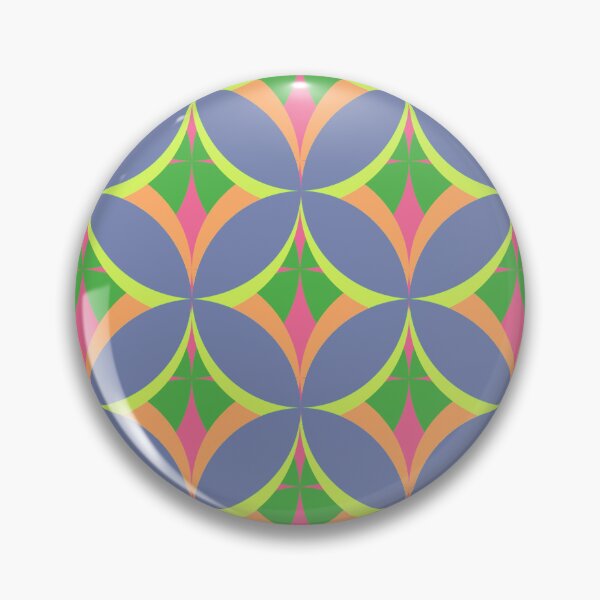 Item preview, Retro Geometric Pattern Mid Century Style in Vintage Colors  designed and sold by DreamsArtwear.