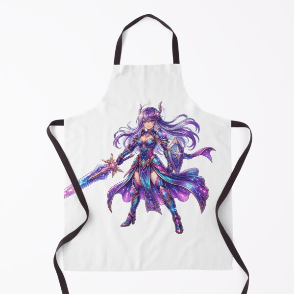 Item preview, Celestial Anime Warrior Girl - Cosmic Goddess Fantasy Art designed and sold by MemoMetaverse.