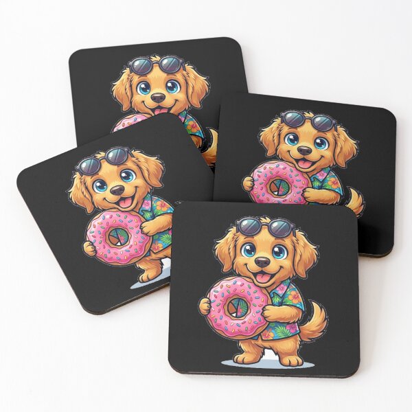 Item preview, Donut Dog – Cute Golden Retriever Donut Lover Gift designed and sold by Wild Horizon Studio.