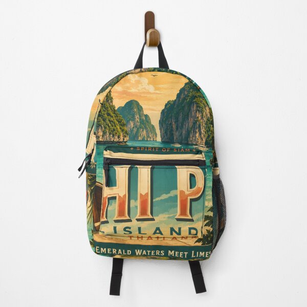 Item preview, Phi Phi Islands Thailand Vintage Travel Poster | Spirit of Siam designed and sold by Spirit of Siam.