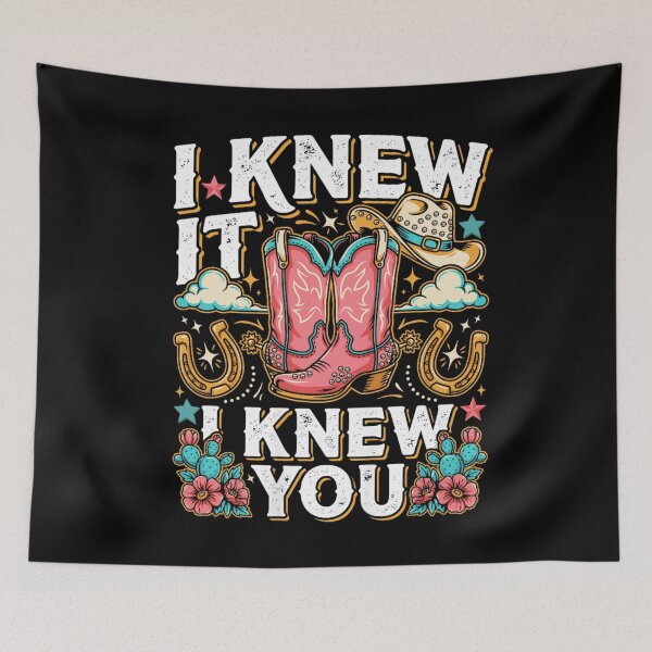 Item preview, Pink Cowboy Boots Western Music Lyrics Distressed Vintage designed and sold by Ali-printshop.