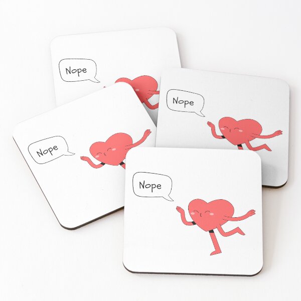 Item preview, nope, heart designed and sold by Ali107.