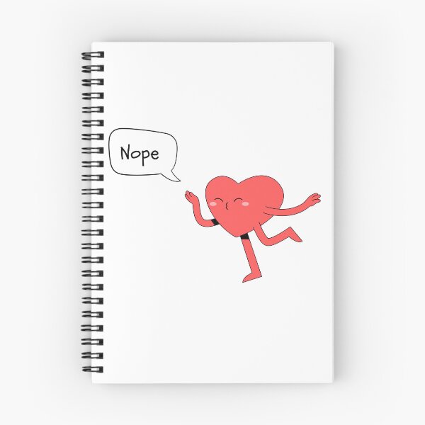 Item preview, nope, heart designed and sold by Ali107.