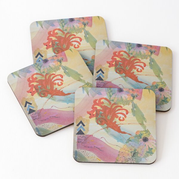 Item preview, Flowers and Foxes designed and sold by ArtByGabriele1.