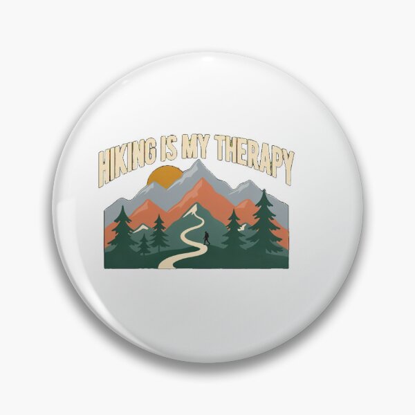 Item preview,  Hiking Is My Therapy designed and sold by SHop25souka.