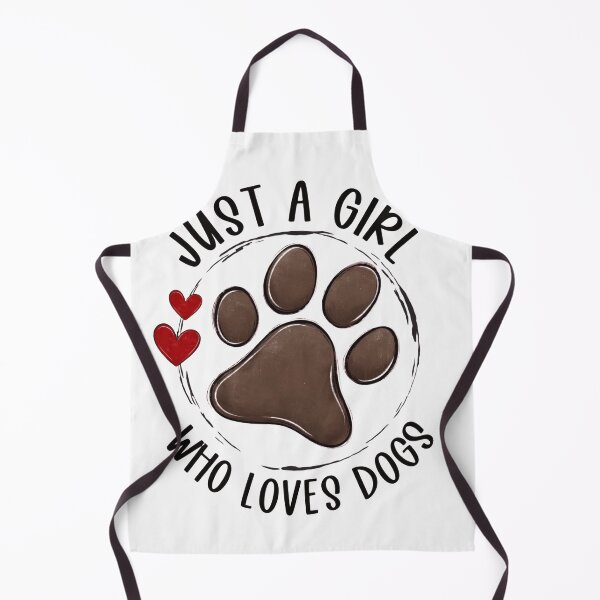 Item preview, Just A Girl Who Loves Dogs | Cute Dog Lover Paw Print Design designed and sold by VividMorphk.